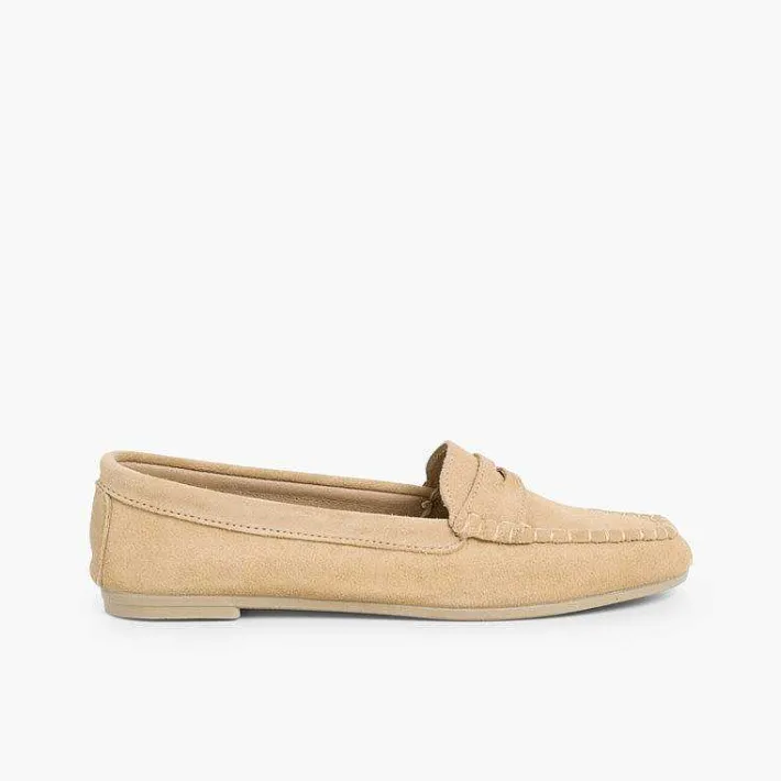 Pisamonas Moccasins And Loafers>Suede Mask Loafers Nortenas