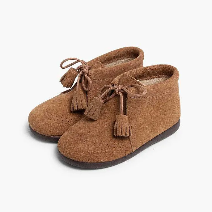 Pisamonas Boots>Suede Tassel Boots