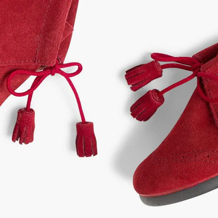 Pisamonas Boots>Suede Tassel Boots