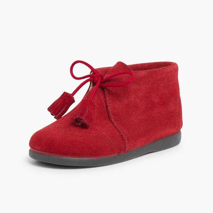 Pisamonas Boots>Suede Tassel Boots