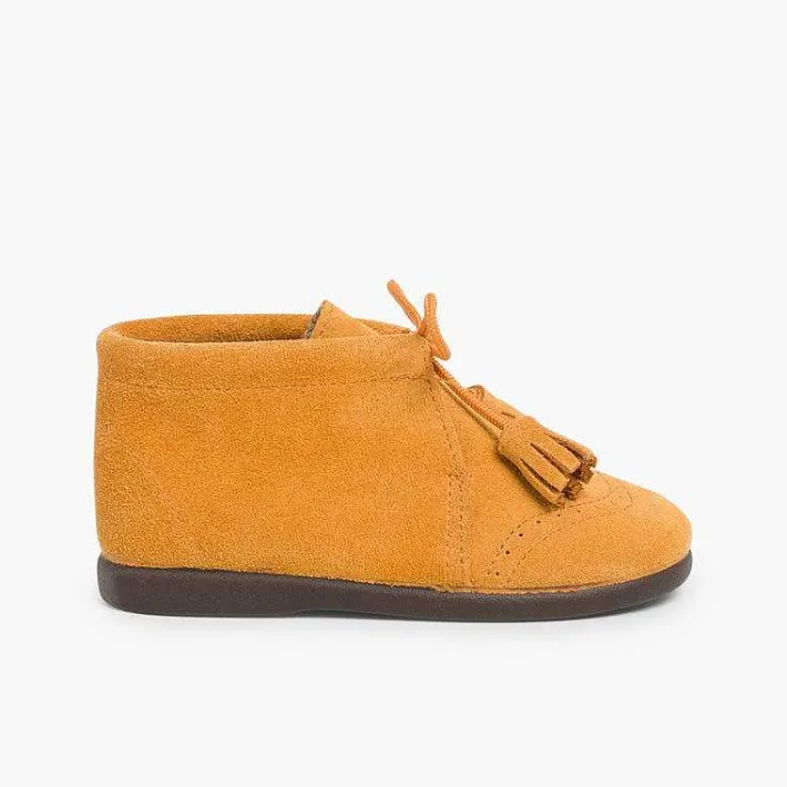 Pisamonas Boots>Suede Tassel Boots