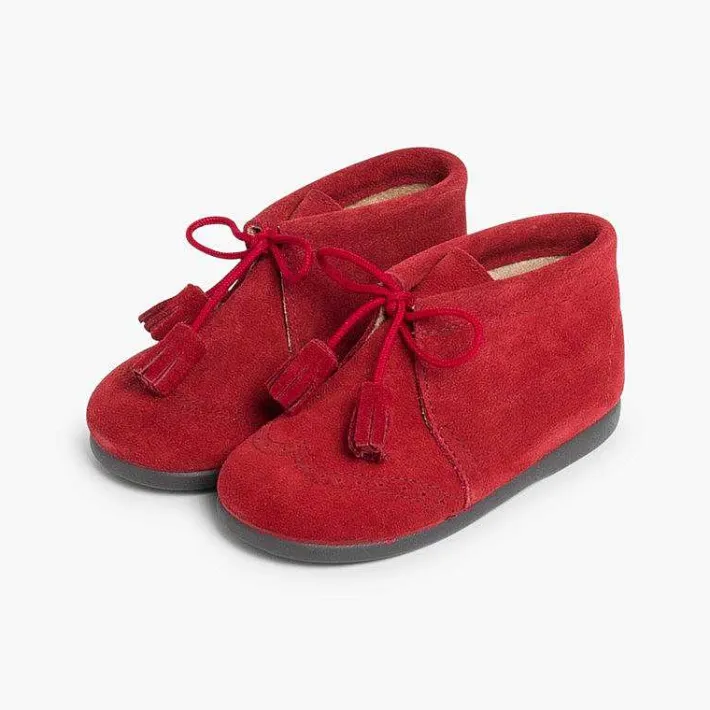 Pisamonas Boots>Suede Tassel Boots