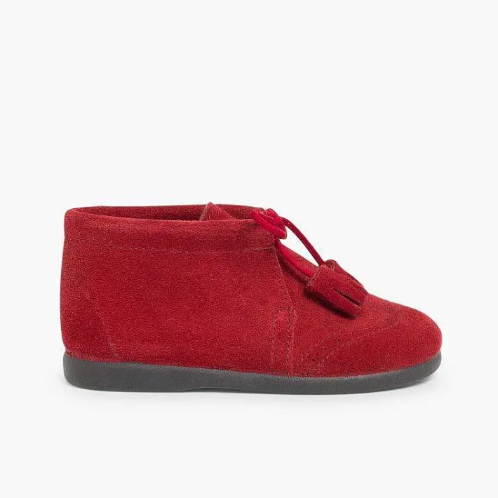 Pisamonas Boots>Suede Tassel Boots