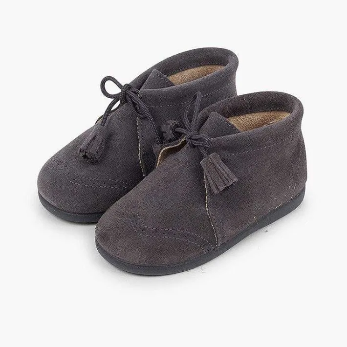 Pisamonas Boots>Suede Tassel Boots