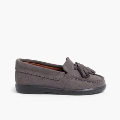 Pisamonas Moccasins And Loafers>Suede Tassel Moccasins