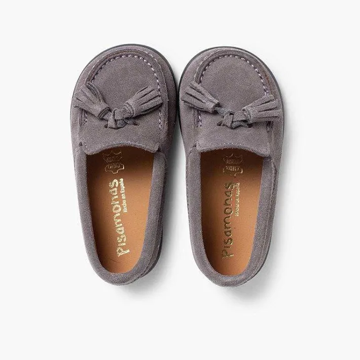 Pisamonas Moccasins And Loafers>Suede Tassel Moccasins