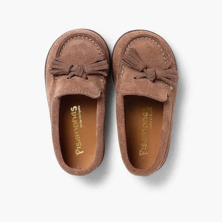 Pisamonas Moccasins And Loafers>Suede Tassel Moccasins