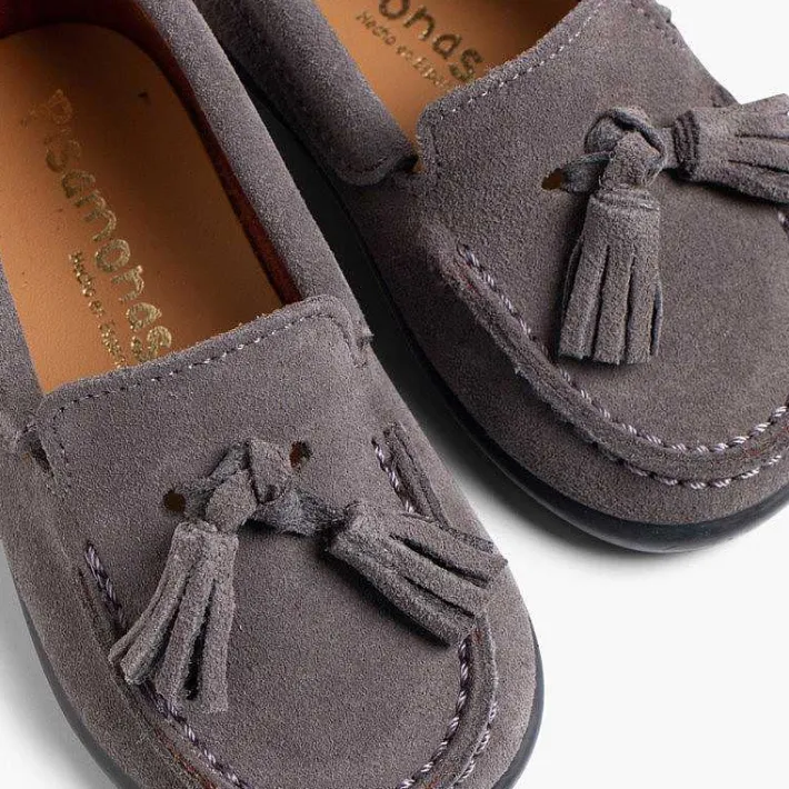 Pisamonas Moccasins And Loafers>Suede Tassel Moccasins