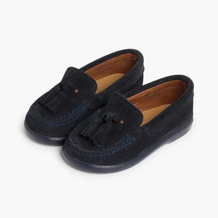 Pisamonas Moccasins And Loafers>Suede Tassel Moccasins
