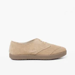 Pisamonas Communion Shoes>Suede Toe Cap Brogue Bluchers