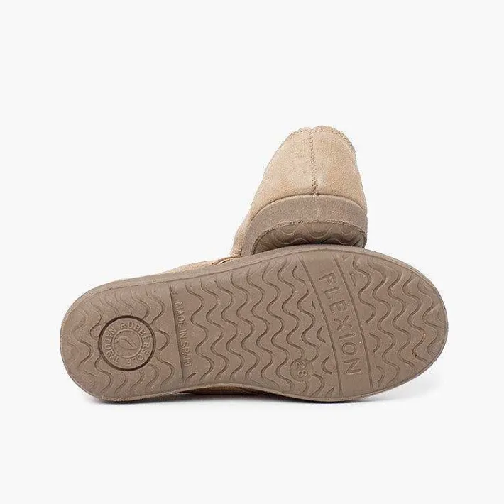 Pisamonas Communion Shoes>Suede Toe Cap Brogue Bluchers