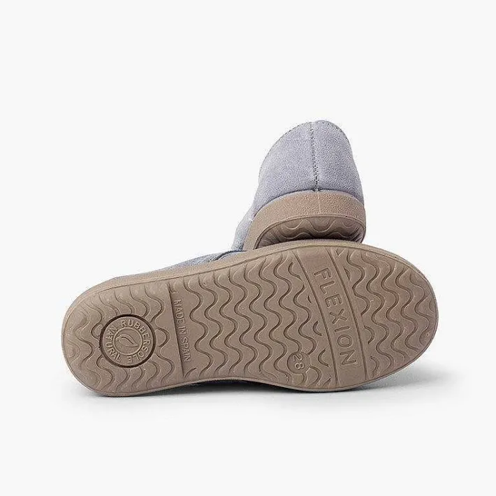 Pisamonas Communion Shoes>Suede Toe Cap Brogue Bluchers