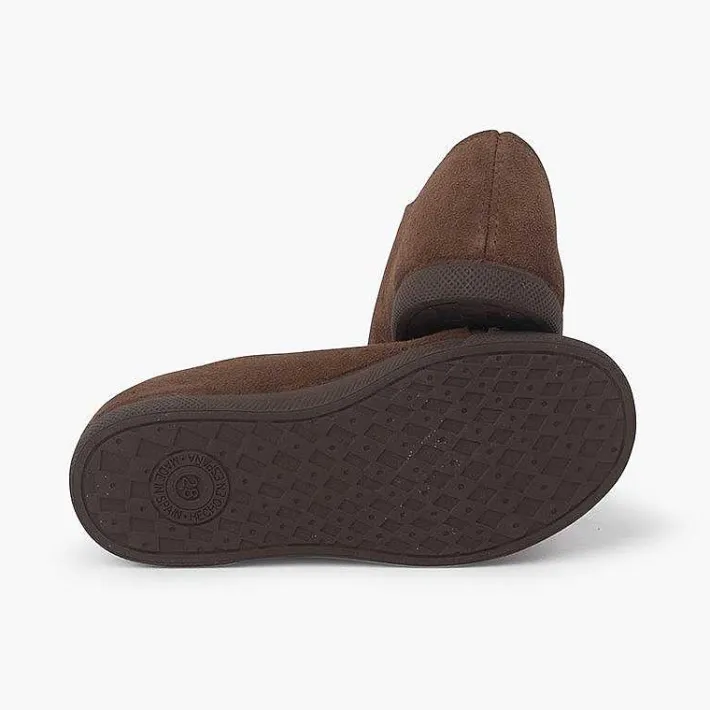 Pisamonas Trainers>Suede Trainers With Rubber Toe Cap And Laces