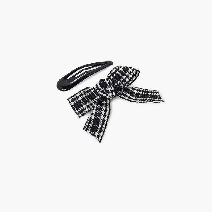 Pisamonas Hair Accessories>Tartan Duck Beak Bow And Hairpins Pack