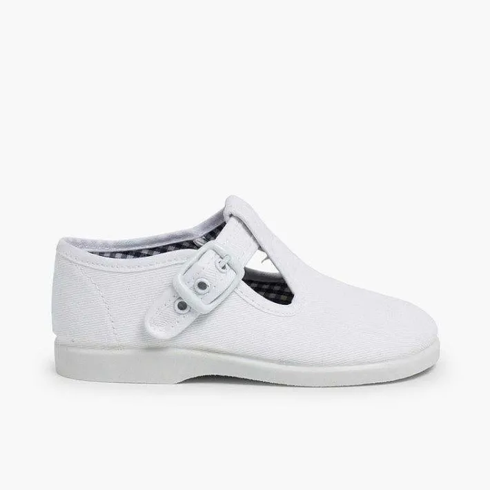 Pisamonas T-Bar Shoes>T-Bar Canvas Shoes