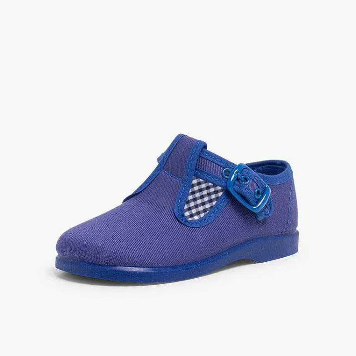 Pisamonas T-Bar Shoes>T-Bar Canvas Shoes