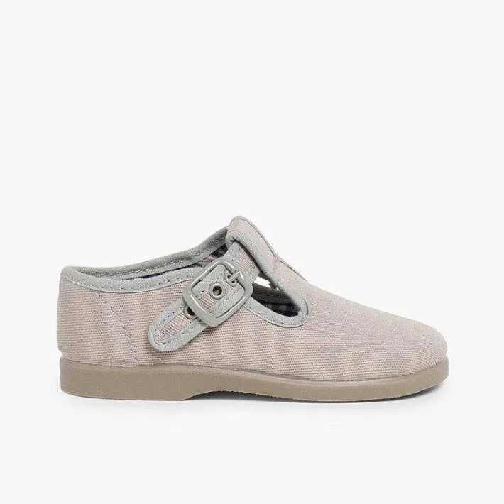 Pisamonas T-Bar Shoes>T-Bar Canvas Shoes