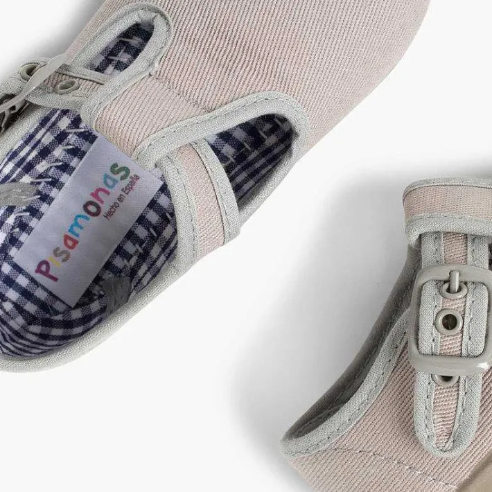 Pisamonas T-Bar Shoes>T-Bar Canvas Shoes