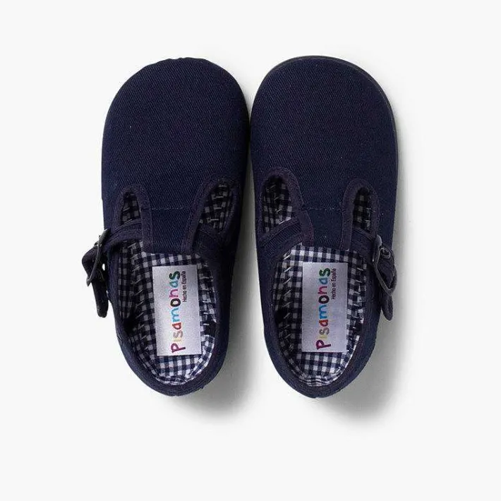 Pisamonas T-Bar Shoes>T-Bar Canvas Shoes
