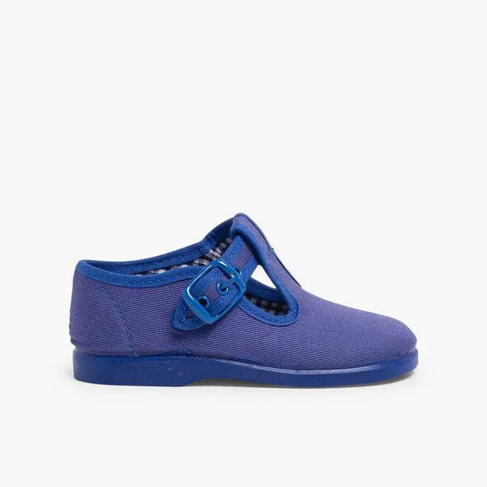 Pisamonas T-Bar Shoes>T-Bar Canvas Shoes