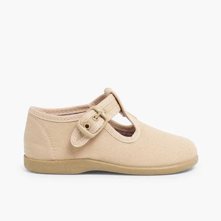 Pisamonas T-Bar Shoes>T-Bar Canvas Shoes