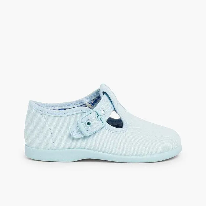 Pisamonas T-Bar Shoes>T-Bar Canvas Shoes