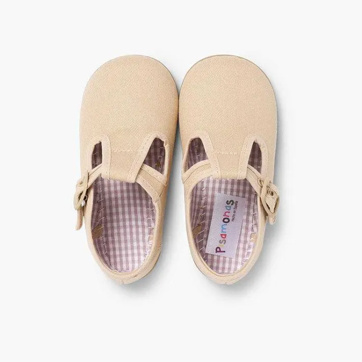 Pisamonas T-Bar Shoes>T-Bar Canvas Shoes
