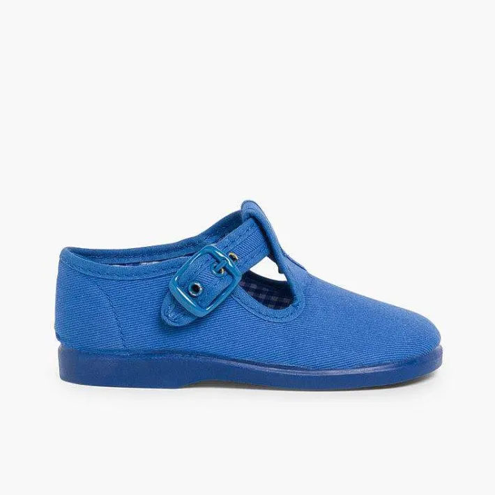Pisamonas T-Bar Shoes>T-Bar Canvas Shoes