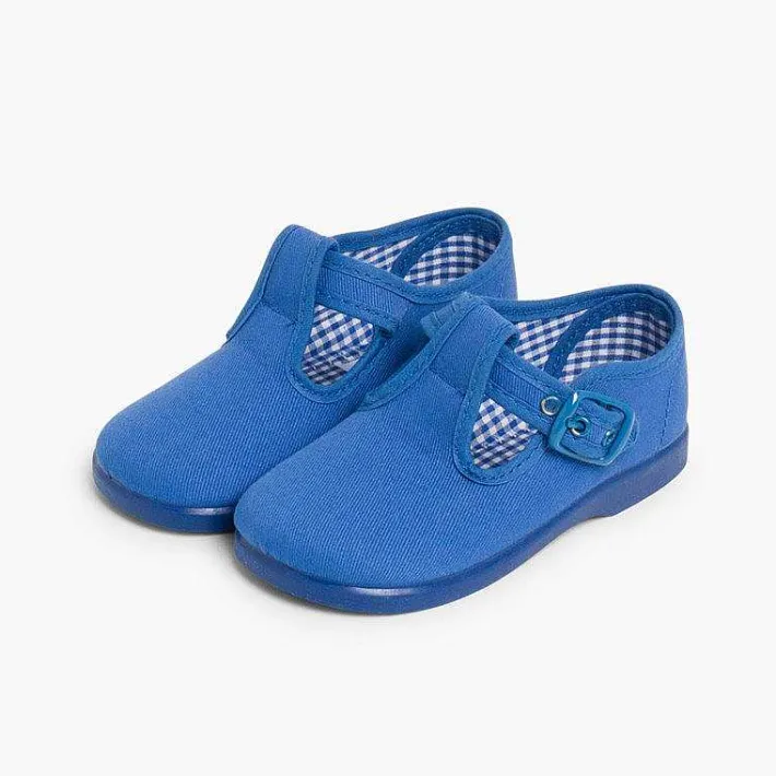 Pisamonas T-Bar Shoes>T-Bar Canvas Shoes