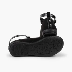Pisamonas Ballet Pumps And Flats>T-Bar Mary Janes With Glittery Strap