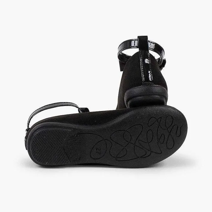Pisamonas Ballet Pumps And Flats>T-Bar Mary Janes With Glittery Strap