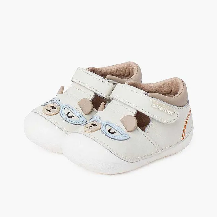 Pisamonas Sandals>Teddy Bear First Steps Flexible Sole Sandals