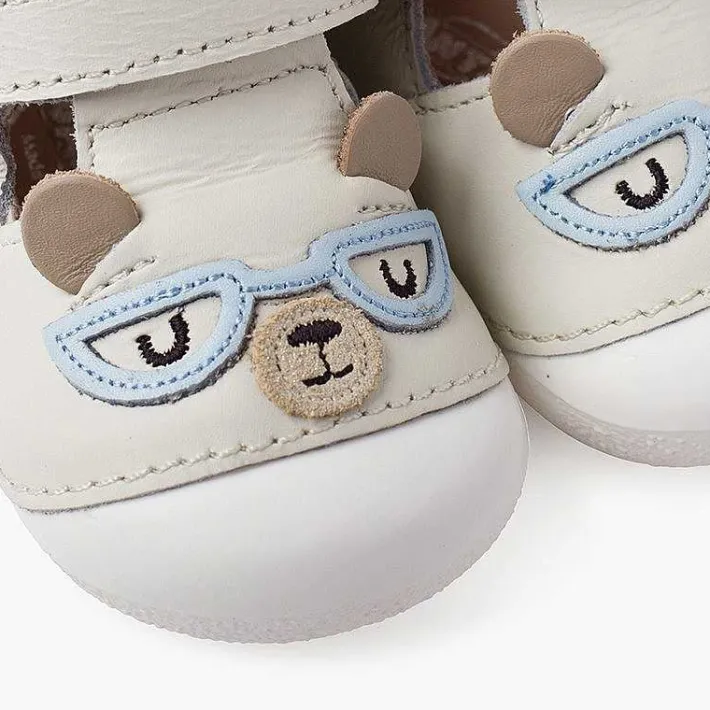 Pisamonas Sandals>Teddy Bear First Steps Flexible Sole Sandals