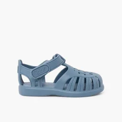 Pisamonas Jelly Sandals And Beachwear>Tobby Solid Jelly Sandals With Riptape