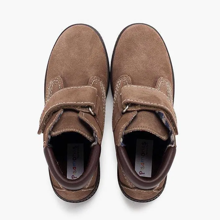 Pisamonas Boots>Track Sole Boots With Adherent Closure Stitching