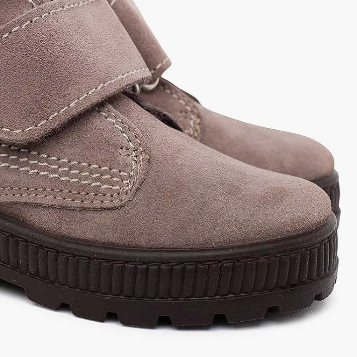 Pisamonas Boots>Track Sole Boots With Adherent Closure Stitching