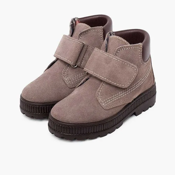 Pisamonas Boots>Track Sole Boots With Adherent Closure Stitching