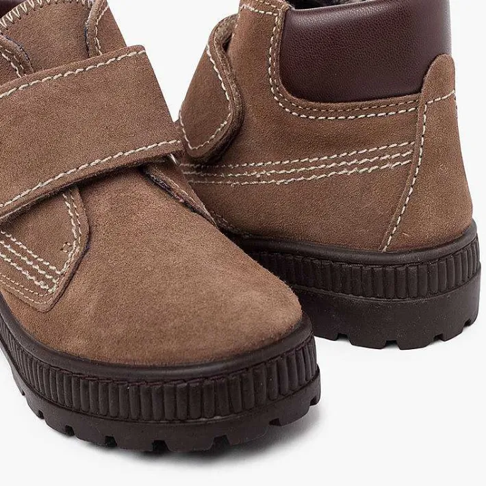 Pisamonas Boots>Track Sole Boots With Adherent Closure Stitching