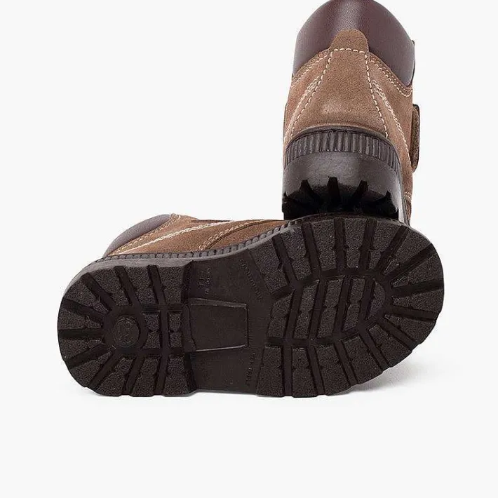 Pisamonas Boots>Track Sole Boots With Adherent Closure Stitching