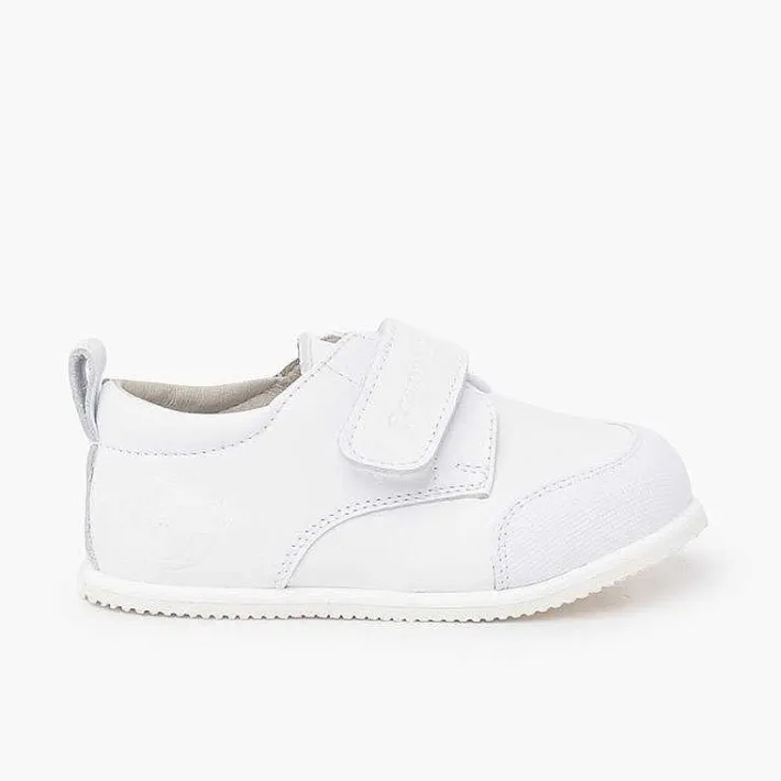 Pisamonas Trainers>Trainers Flexible Sole Reinforced Toe Cap Colour White