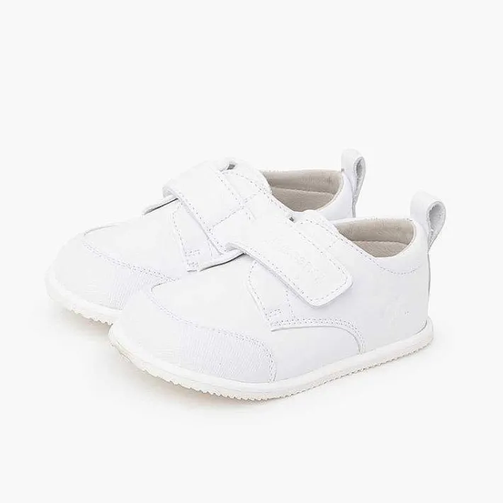 Pisamonas Trainers>Trainers Flexible Sole Reinforced Toe Cap Colour White