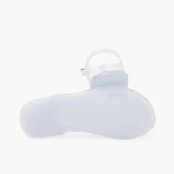 Pisamonas Jelly Sandals And Beachwear>Tricia Flip-Flop Sandals With Glitter Colour White