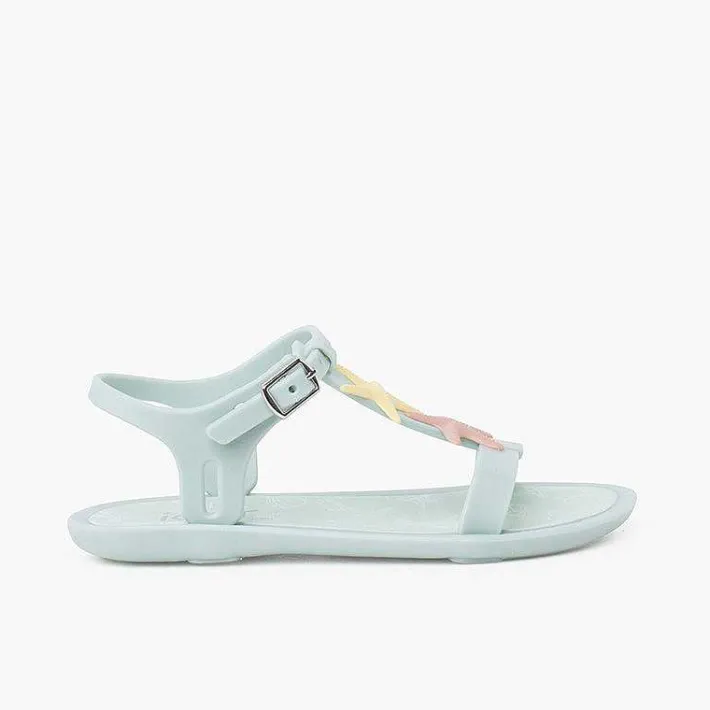 Pisamonas Jelly Sandals And Beachwear>Tricia Jelly Sandals With Stars In Dusty Colours