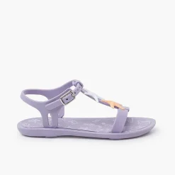 Pisamonas Jelly Sandals And Beachwear>Tricia Jelly Sandals With Stars In Dusty Colours
