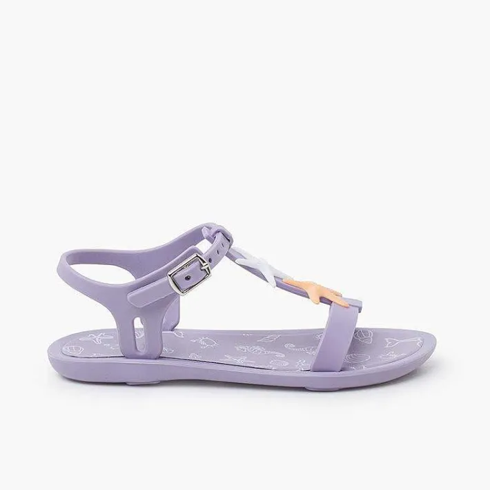 Pisamonas Jelly Sandals And Beachwear>Tricia Jelly Sandals With Stars In Dusty Colours
