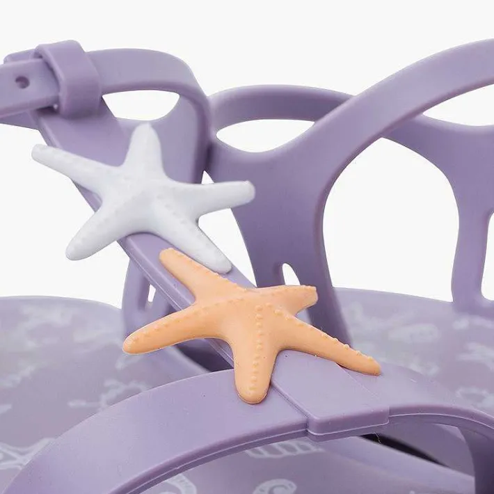 Pisamonas Jelly Sandals And Beachwear>Tricia Jelly Sandals With Stars In Dusty Colours