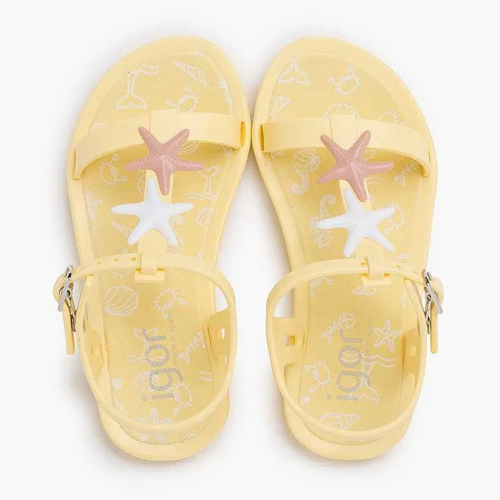 Pisamonas Jelly Sandals And Beachwear>Tricia Jelly Sandals With Stars In Dusty Colours