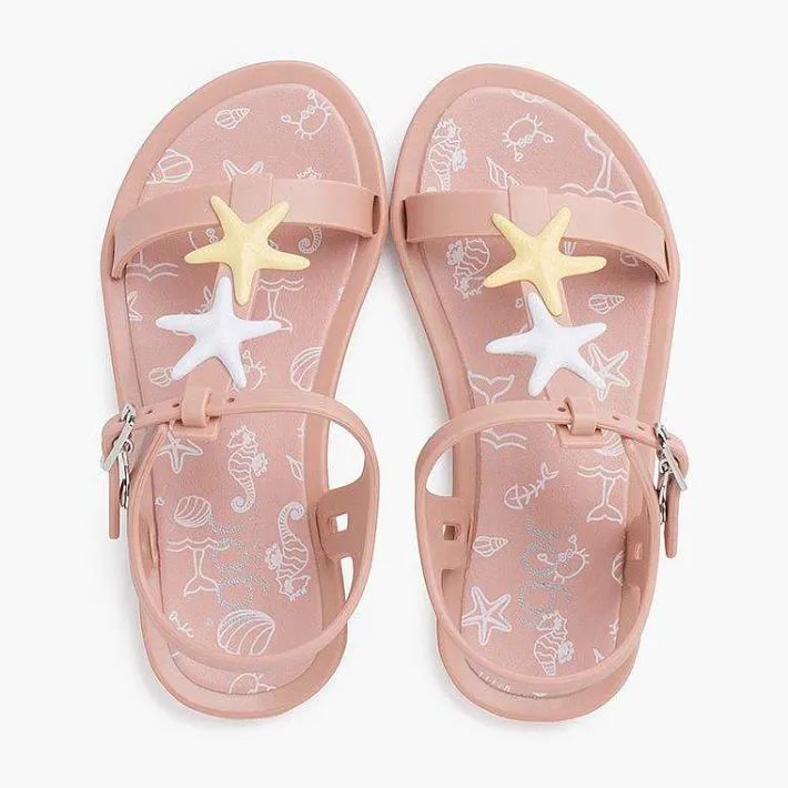 Pisamonas Jelly Sandals And Beachwear>Tricia Jelly Sandals With Stars In Dusty Colours