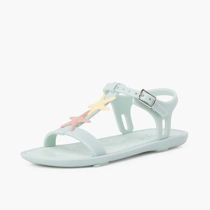 Pisamonas Jelly Sandals And Beachwear>Tricia Jelly Sandals With Stars In Dusty Colours