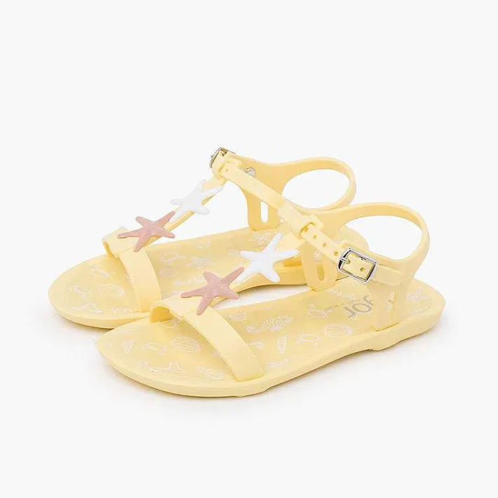 Pisamonas Jelly Sandals And Beachwear>Tricia Jelly Sandals With Stars In Dusty Colours